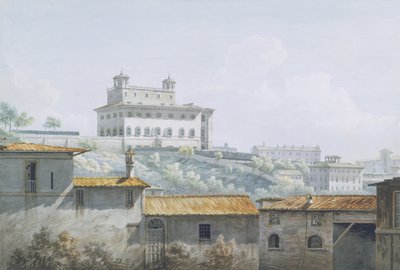 The Villa Medici, Rome, 1784 by John Warwick Smith